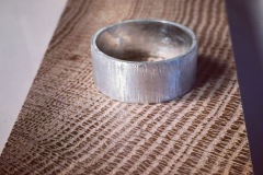 Hammered Silver Ring