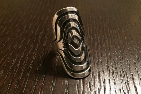Mandala Silver Ring